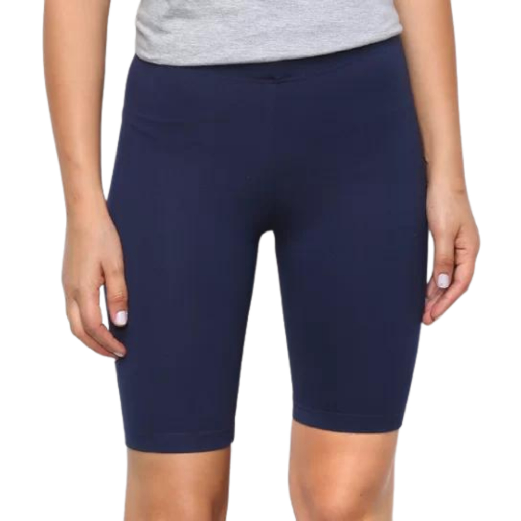 Bermuda Cotton Ciclista Feminina Malwee Original Confortável Básica Uso Casual Ou Academia Treinos em Oferta na Shopee