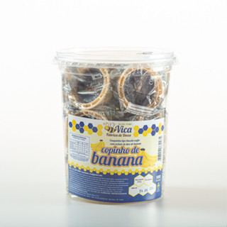 Copinho de banana VICA POTE C/ 20 unidades