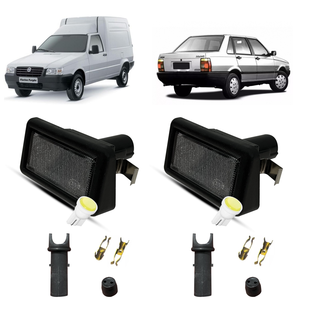 PAR LANTERNA DE PLACA ILUMINAÇÃO LED FIAT FIORINO PRÊMIO 1985 1986 1987 1988 1989 1990 1991 1992 1993 1994 1995 1996 1997 1998 1999 2000 2001 2002 2003 2004 2005 2006 2007 2008 2009 2010 2011 2012 2013 em Oferta na Shopee