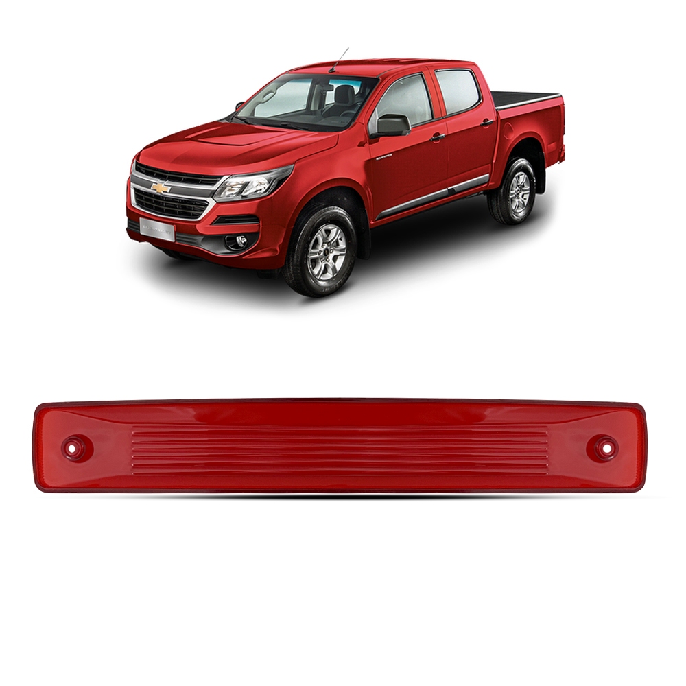 LENTE BREAK LIGHT LUZ DE FREIO VERMELHA GM CHEVROLET S10 S-10 2012 2013 2014 2015 2016 2017 2018 2019 2020 2021 2022 2023 2024