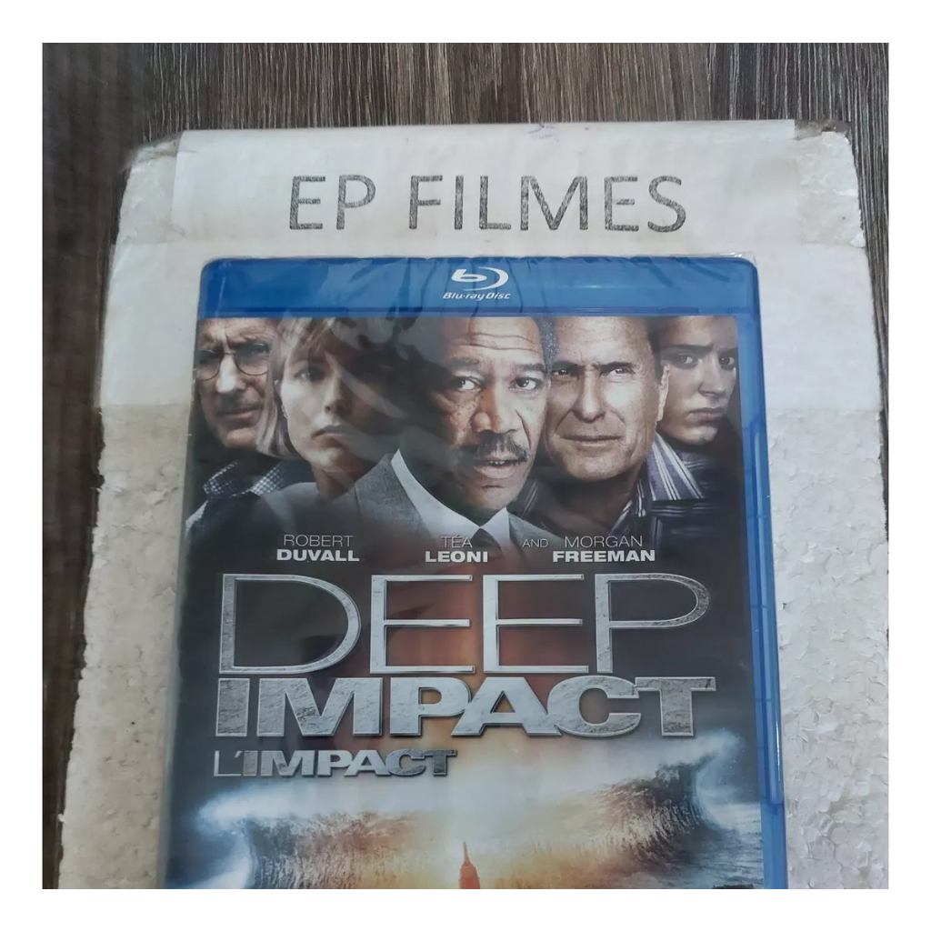 Blu Ray Impacto Profundo - Morgan Freeman Lacrado. Legendado