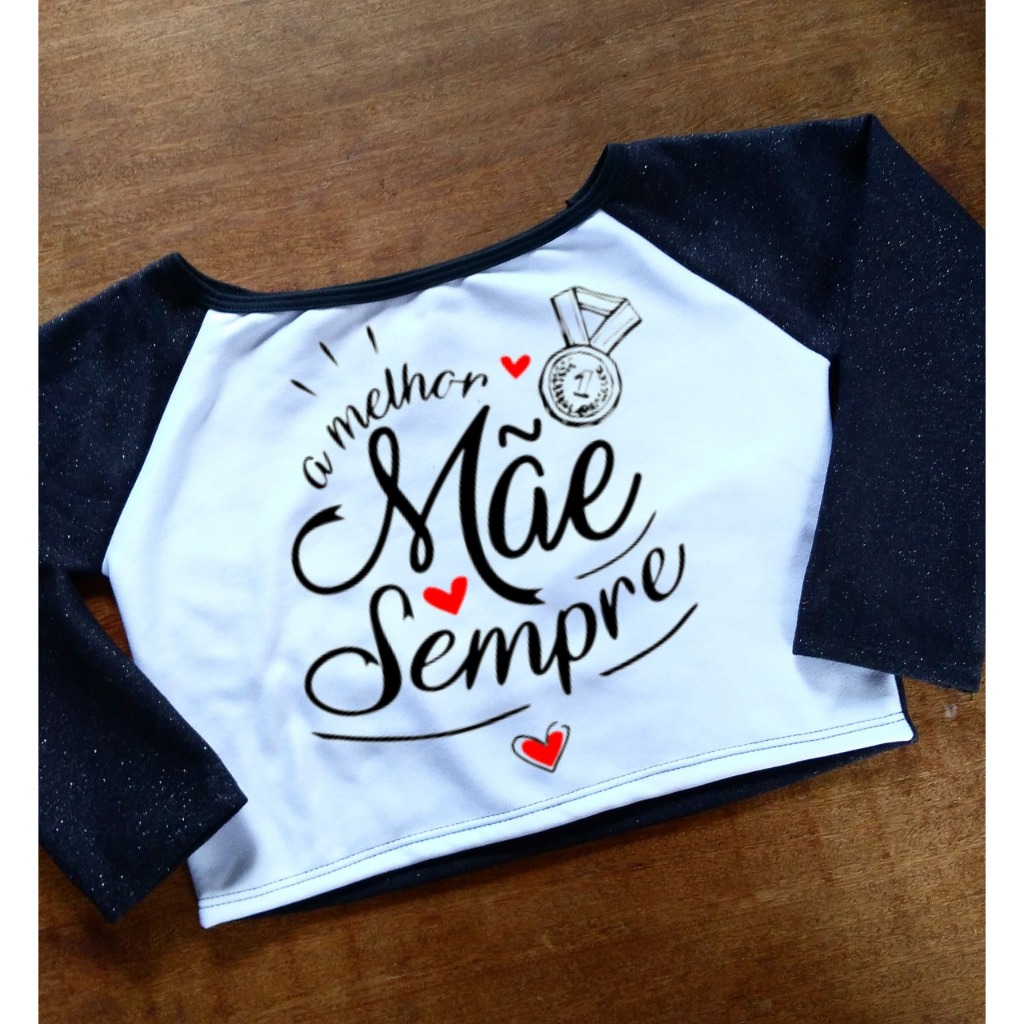 Cropped A Melhor Mãe Sempre - Moletom Feminino