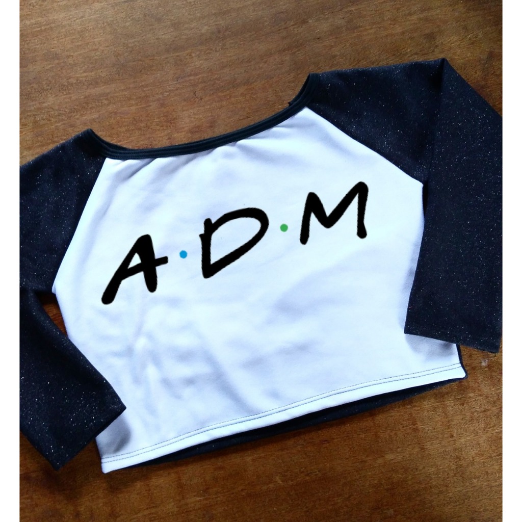 Cropped de Administração com Escrita Friends - Moletom Feminino