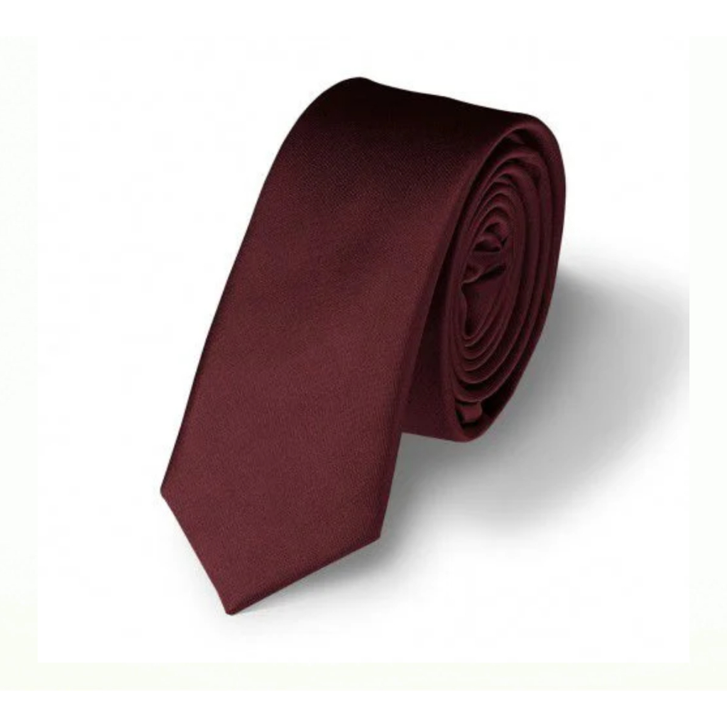 Gravata Social Slim Luxo Masculina - Marsala em Oferta na Shopee