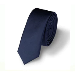 Gravata Social Slim Executivo Luxo Azul Marinho - Envio Imediato