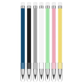 Kit c/ 4 lápis infinito simples com borracha lapiseira de escrita eterna lápis ecológico HB 0.5 material escolar e escritório
