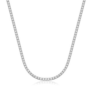 Corrente Feminina de Prata 925 Riviera 2mm
