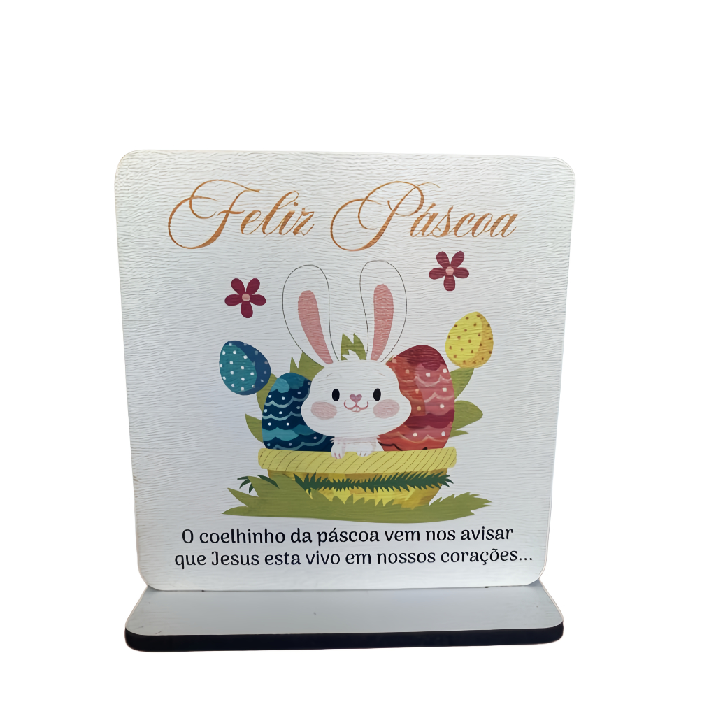Kit 30 Lembrancinhas Decorção Páscoa Coelho MDF de Alta Qualidade