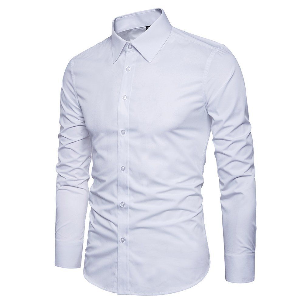 Camisa Branca Social Slim Executiva - Todas Ocasiões - Men Clothes