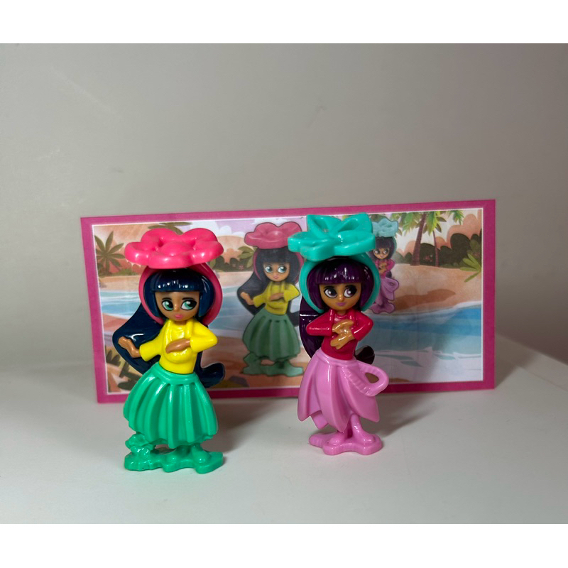 Kinder Ovo Oceano encantado, bonecas hula hula