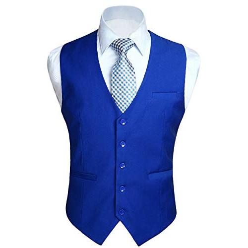 Colete Social Slim Azul Royal Ajustável - 5 Cores Pronta Entrega - Men Clothes