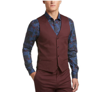 Colete Social Slim VinhoPremium de Luxo Pronta Entrega em Oferta na Shopee