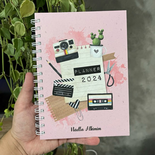 Planner 2024 personalizado permanente com nome na capa