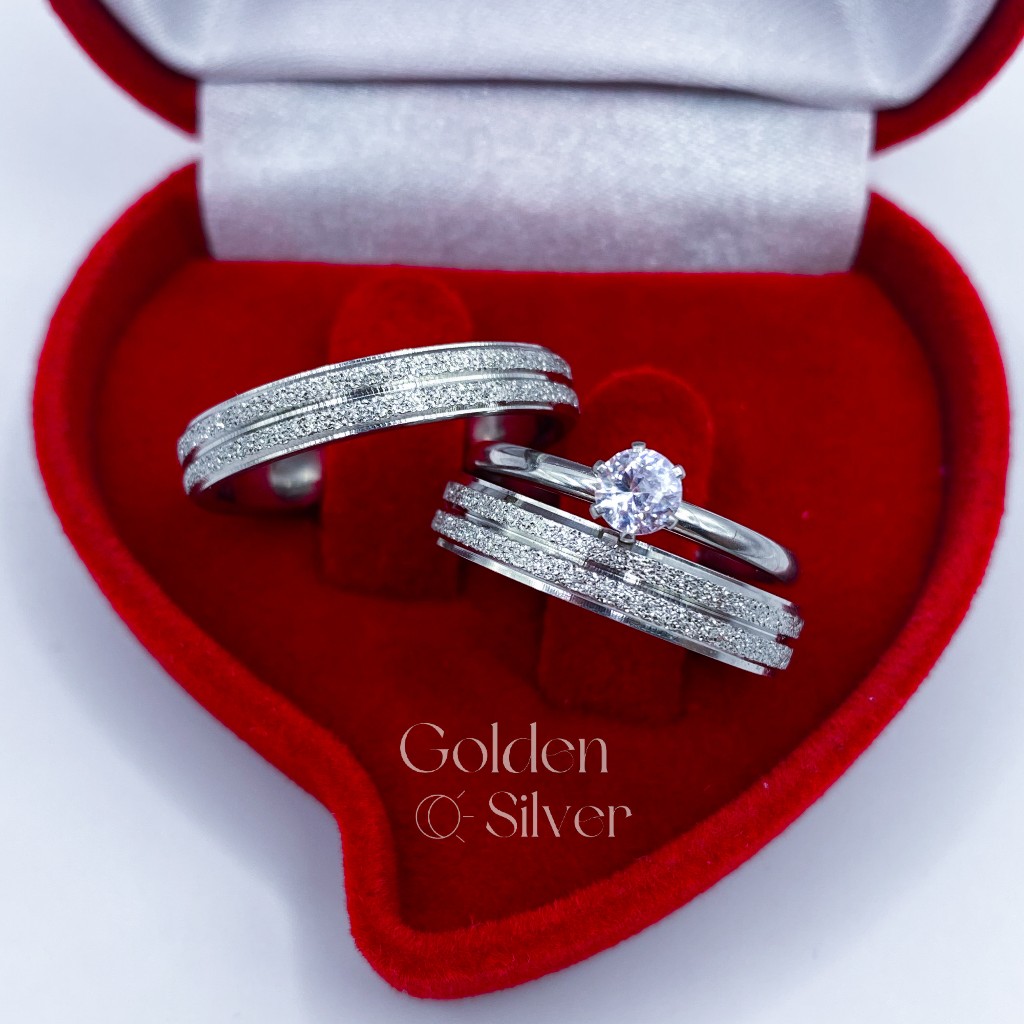 Par de Aliança de Namoro Casamento Prata Brilhante Diamantada Canal com linha fina 4mm