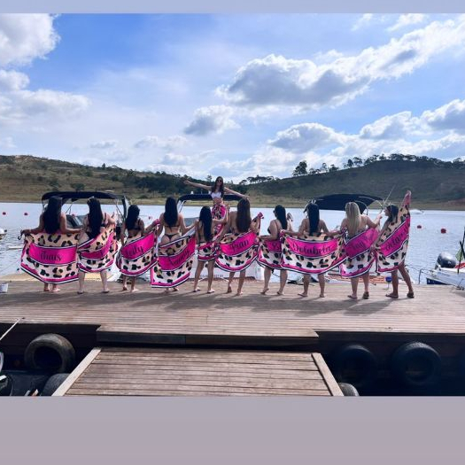 10 Cangas Pareô Saída de Praia Personalizadas com nome