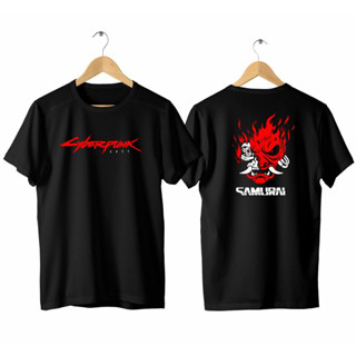 Camiseta Jogos Cyberpunk Ps Samurai Unissex Personalizada Gamer