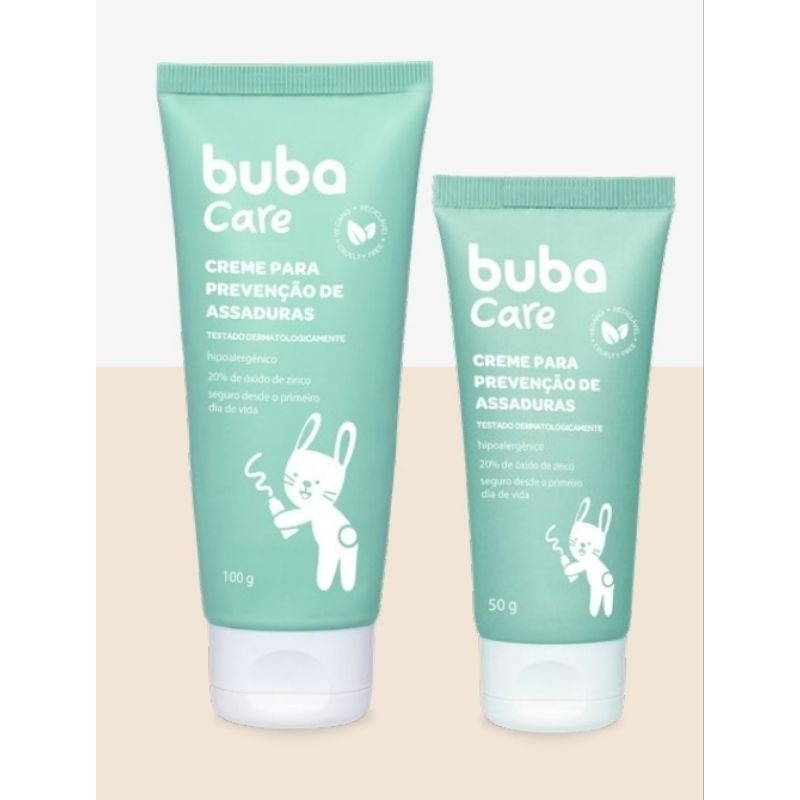 Pomada creme para assaduras Vegano/hipoalergênico 50gr ou 100gr Buba Care em Oferta na Shopee