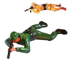 Boneco Soldado Atirador Articulado Com Luz Na Arma e Som Military Force