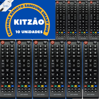KIT CONTROLE REMOTO SAMSUNG SMART HUB 10 PEÇAS em Oferta na Shopee