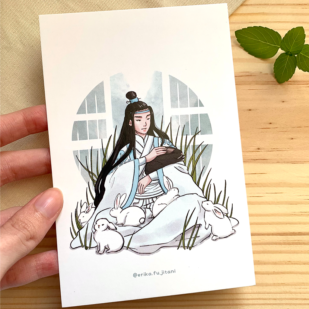Cartão Postal Mo Dao Zu Shi | Lan Zhan | The Untamed | Meikatani Studio