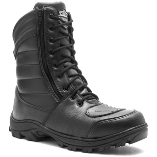 Bota Motociclista Militar Com Zíper Salazari 707 em Oferta na Shopee