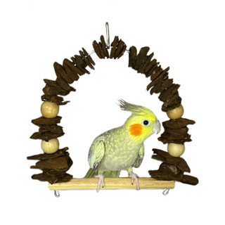 Brinquedo Balanço para Calopsita, Agapornis, Periquito. Personalizado com Nome do Pet