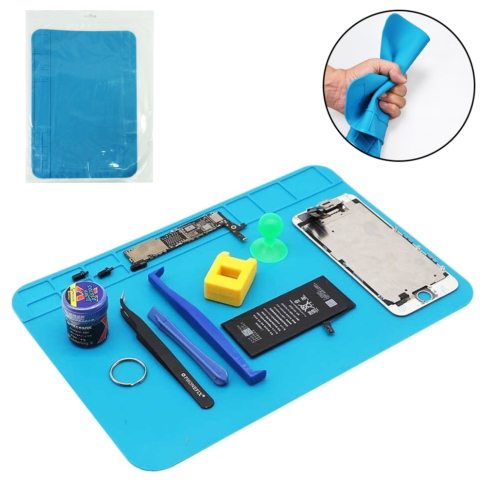 Manta Antiestática Magnética Silicone Bancada Celular Relogio