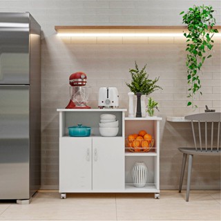 Porta Fruteira Cozinha Suporte Micro-ondas Forno Branco
