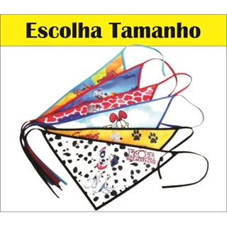 KIT 100 Bandanas para Pets  bandanas premium para cães em Oferta na Shopee