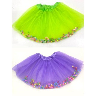 Saia De Tule Pompom Para Adultos E Adolescentes Pompom 40cm