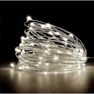 Cordão De Luz Fio Fada Lindo Iluminação Branco Frio ou Branco Quente 3 /5/ 10 metros - ENVIO IMEDIATO