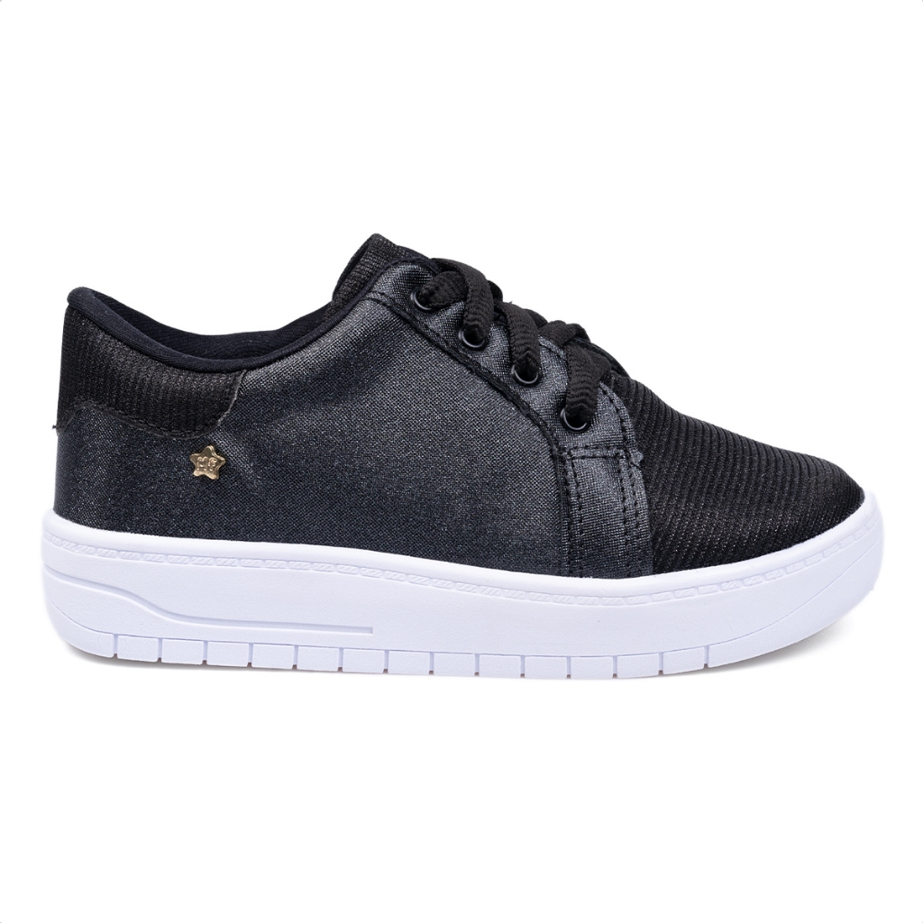Tênis Menina Fashion Cano Baixo Casual Glitter Brilho - Baby & Kids Fashion