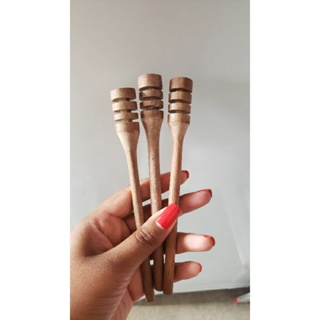 Colher para mel 15cm de madeira- Pegador de mel - ARTESANAL em Oferta na Shopee