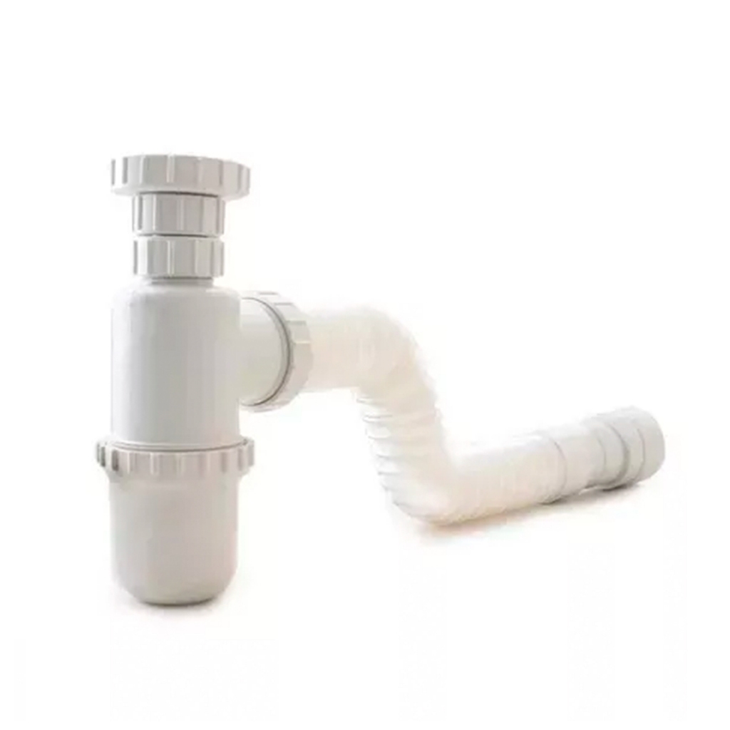 Sifão Copo Extensivo Universal Branco Luconi em Oferta na Shopee