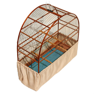 Capa Forro De Tecido Para Gaiola N°3 - N°8 Malha Fina - Anti Sujeira - Com Regulador - Cores Azul- Bege -Branco em Oferta na Shopee