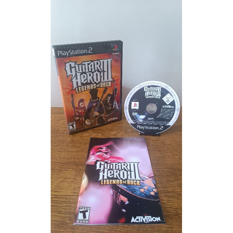 Jogo Guitar Hero 3: Legends of Rock - Playstation 2