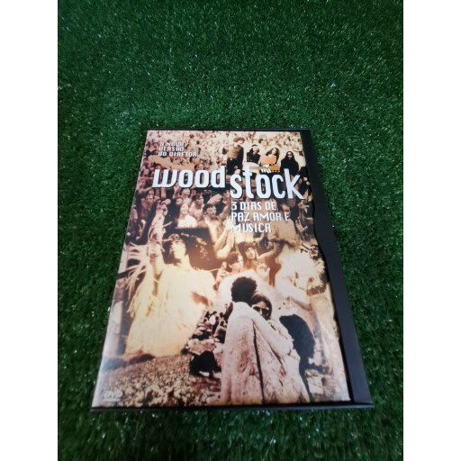 DVD Wood Stock 3 Dias de Paz Amor e Música / A Nova Versão do Diretor