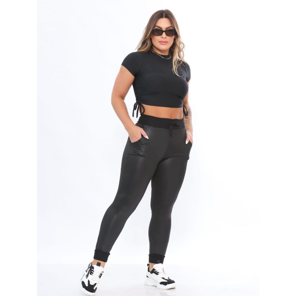 Calça Jogger Feminina em Cirre em Oferta na Shopee