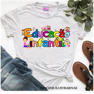 Camiseta Tshirt Feminina - Educação Infantil