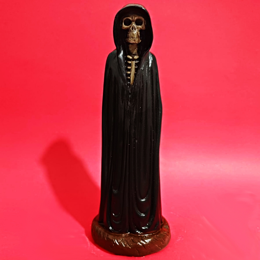 Imagem Exu Tata Caveira Exu Guardião Exu Caveirinha 23 em Gesso Umbanda