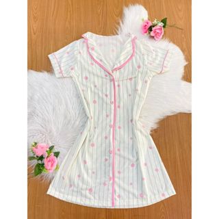 Camisola Americana Aberta Com Botões Estampada - Feminino Adulto
