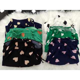 Kit com 3 peças shorts estampa coração cód 200