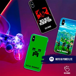 Capa Capinha - Moto G8 Power Lite - Games