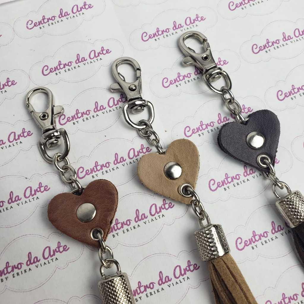 CHAVEIRO TASSEL CORAÇAO
