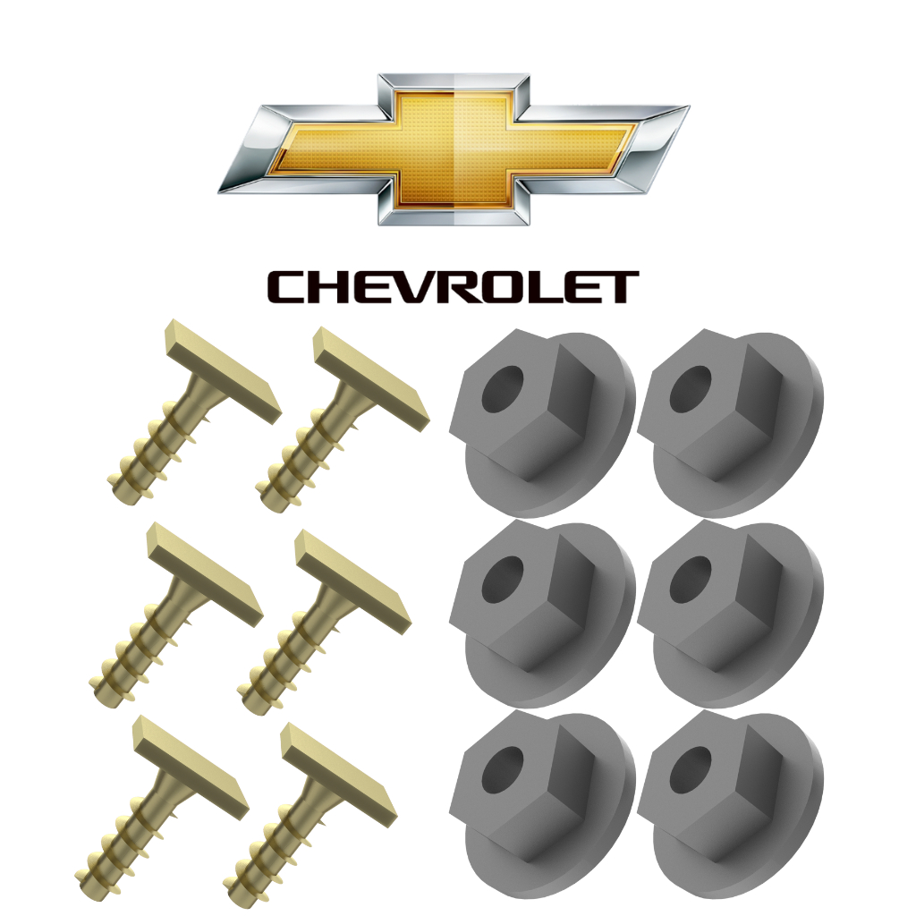 Kit De 12 Peças Da Moldura Do Para-Lama Dianteiro Chevrolet Classic Corsa Montana Omega S10