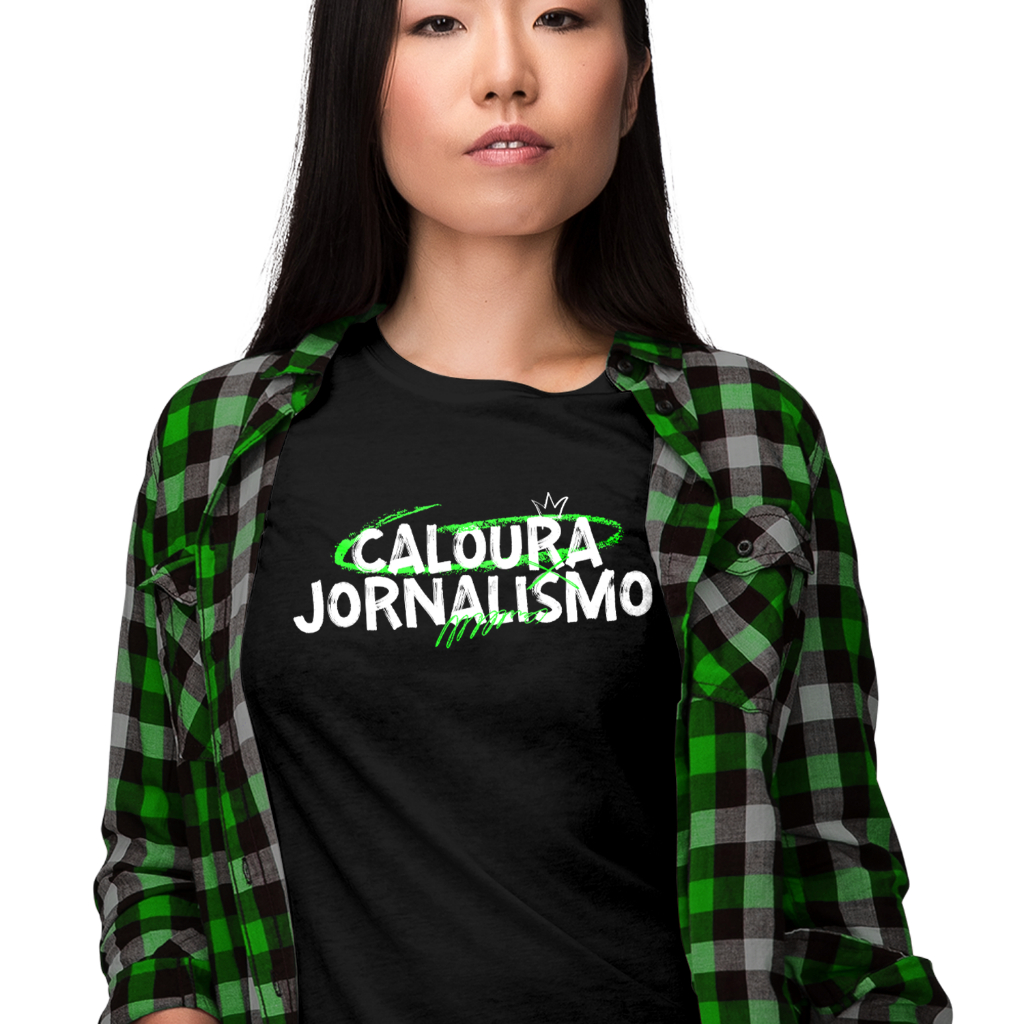 Babylook feminina de Viscolycra Jornalismo Caloura/calouro Faculdade I Camiseta feminina profissões