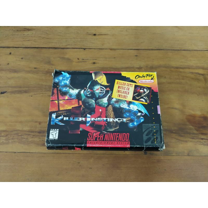Killer Instinct Snes Caixa Do Jogo Super Nintendo (só Caixa)
