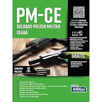 PM-CE: Soldado Combatente Polícia Militar Ceará - Alfacon em Oferta na Shopee