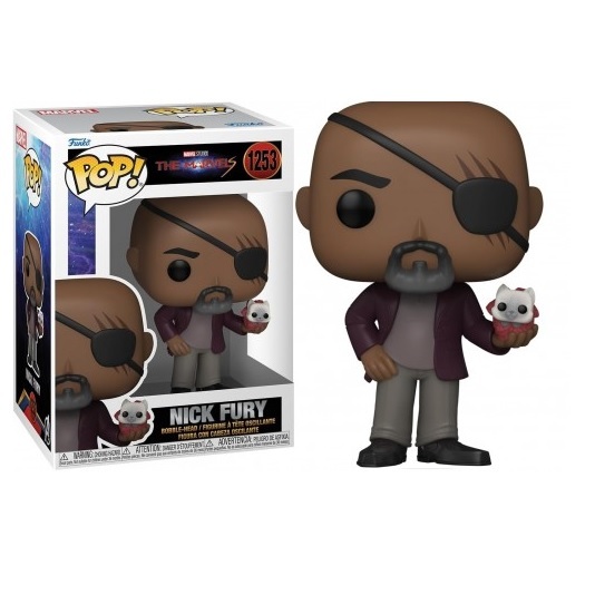 Funko Pop Nick Fury – Marvel The Marvels Colecionável 1253