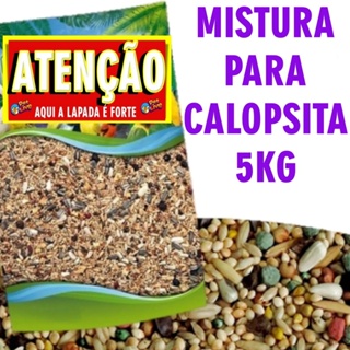MISTURA PARA CALOPSITA, PERIQUITOS E AGAPORNIS 5KG em Oferta na Shopee